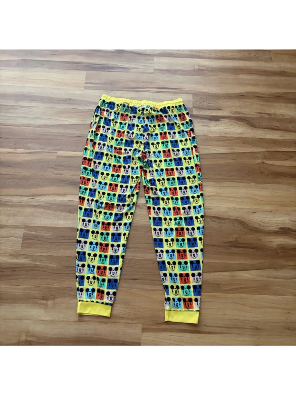 Disney Mickey Mouse Size XL Multicolor Lounge Sleep Pants Joggers - Picture 3 of 7
